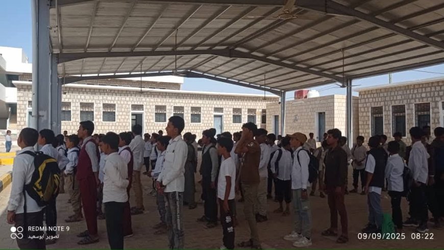 مدير عام مديرية العبر يبارك بدء العام الدراسي ويشيد بالكوادر التربوية