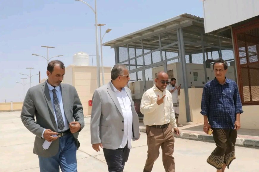 فريق التوجيه والرقابة الرئاسي يزور مستشفى الغيضة المركزي ومستشفى الحميات
