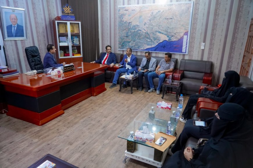 بن الوزير يطلع على ترتيبات مؤتمر شباب شبوة الأول