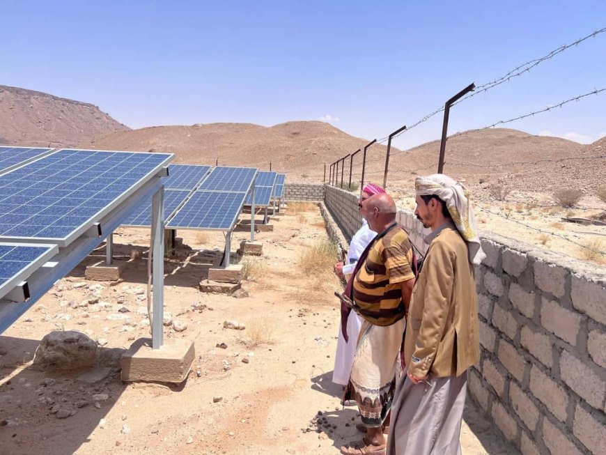 مدير عام مديرية العبر يتفقد حقل بعروره للمياه ويطلع على احتياجاته