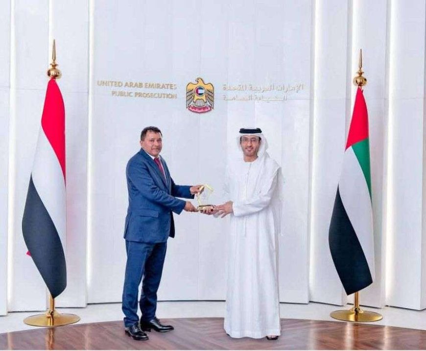 النائب العام اليمني يبحث في أبوظبي تعزيز التعاون القضائي مع نظيره الإماراتي