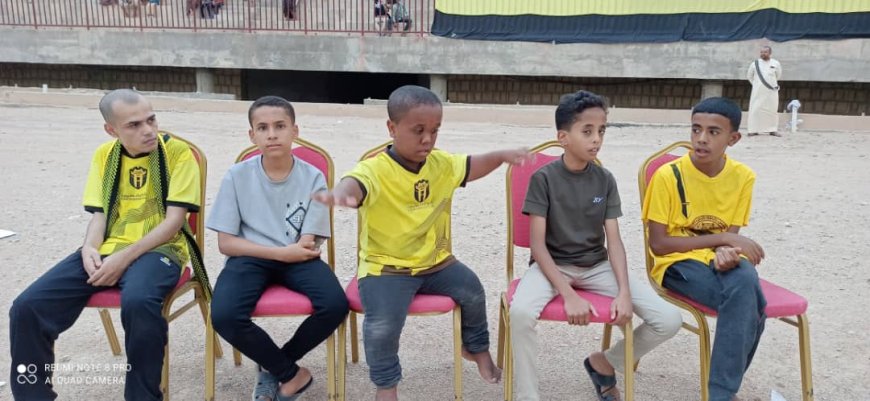 اتحاد حضرموت يكرم مشجعيه الأطفال من ذوي الإعاقة بالاستاد الأولمبي بمدينة سيئون