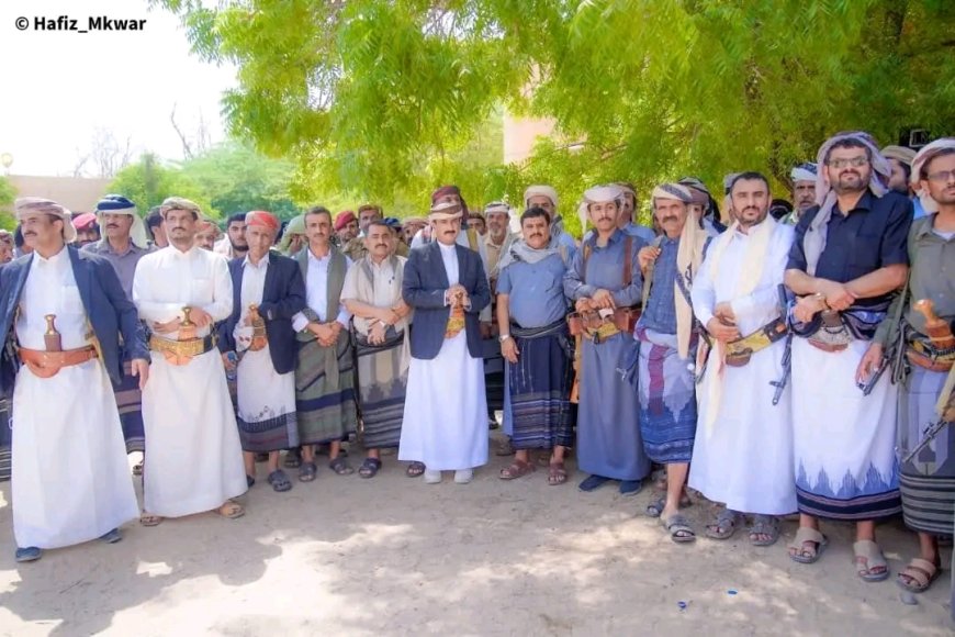 المحافظ بن الوزير ينهي قضية قبلية كبرى ويخمد فتنة بين قبائل خليفة شبوة وقبائل عبيدة مأرب