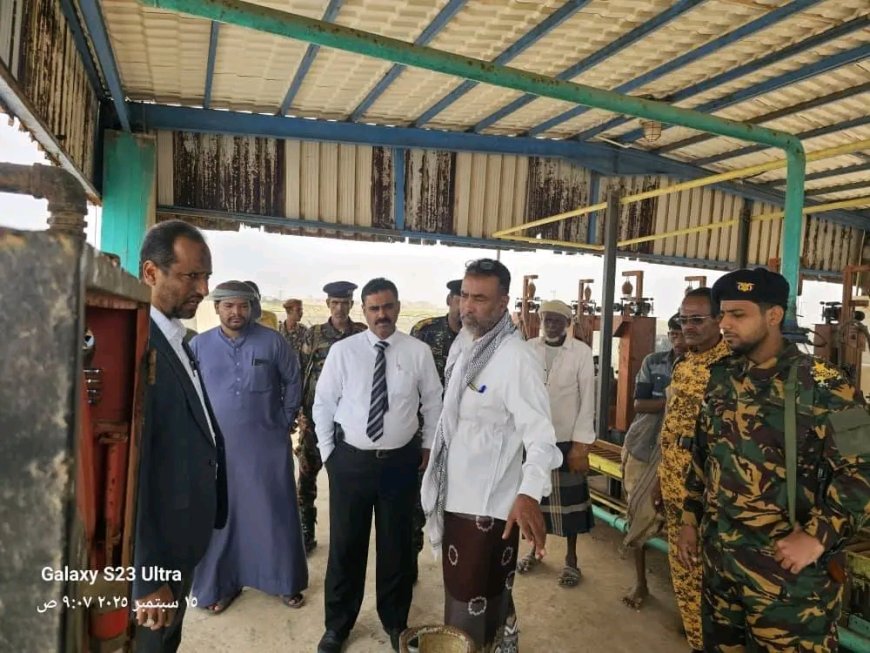 اللجنة الرقابية تنفذ نزولًا ميدانيًا لمحطات الغاز برئاسة وكيل أول محافظة المهرة