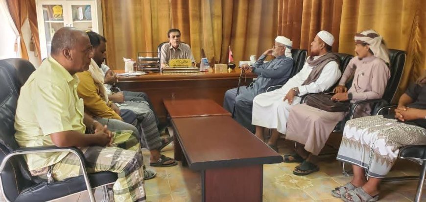 مدير عام مديرية القطن يلتقي مدراء المدارس بالمديرية