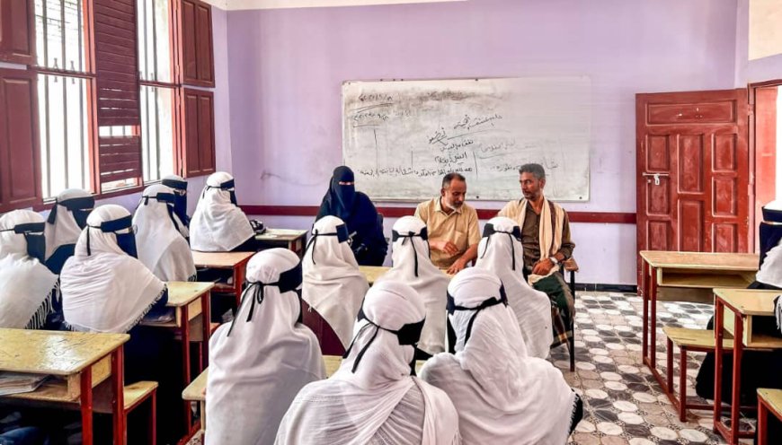 مدير عام بروم ميفع يتفقد الوضع التعليمي بالمديرية