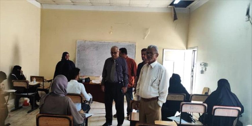 جامعة عدن تواصل امتحانات المفاضلة في كلية التربية الرياضية