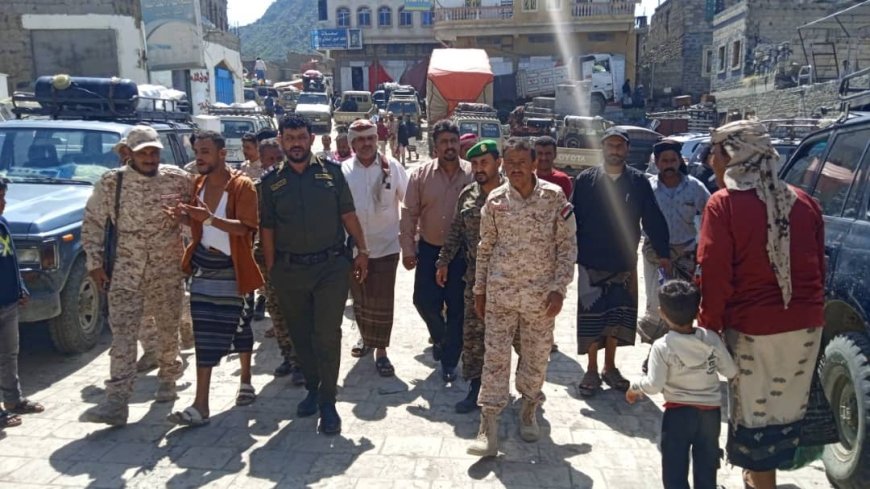 مدير عام الصناعة والتجارة بمحافظة أبين ينفذ نزولًا ميدانياً لتفقد وضبط الأسعار في يافع رصد