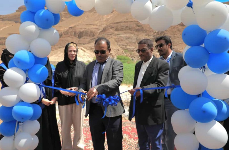 الوكيل العامري يفتتح  54 مشروعا تنمويا في مجال البنية التحتية المائية لوديان ثبي ودمون ومشطة