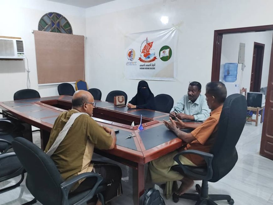 الهيئة الحضرمية لإصلاح ذات البين تطلع على آلية التواصل مع بعض المنظمات الدولية