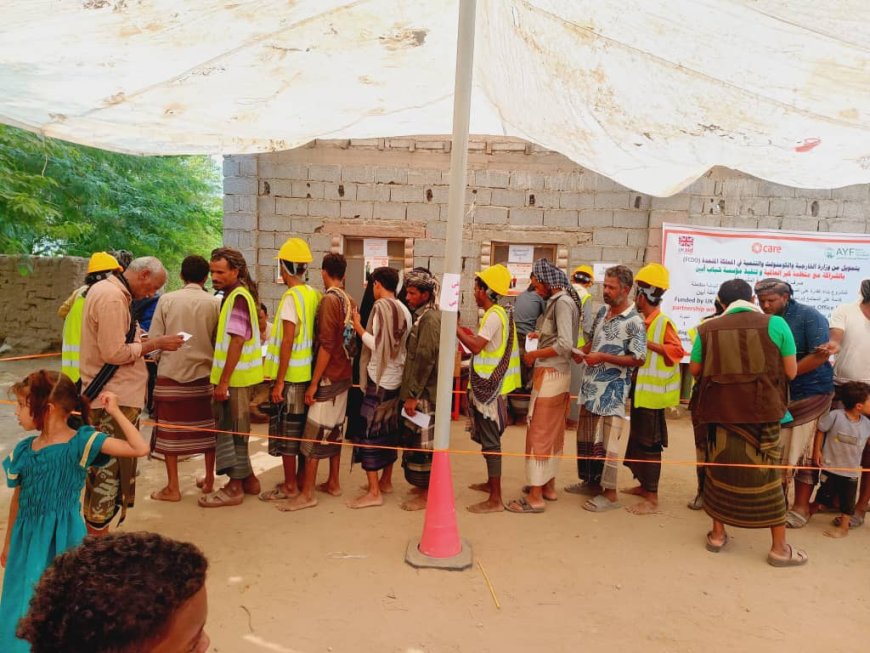 خنفر .. منظمة كير العالمية تجدد الصرف لـ80 حالة مستفيدة بمنطقة ساكن وعيص