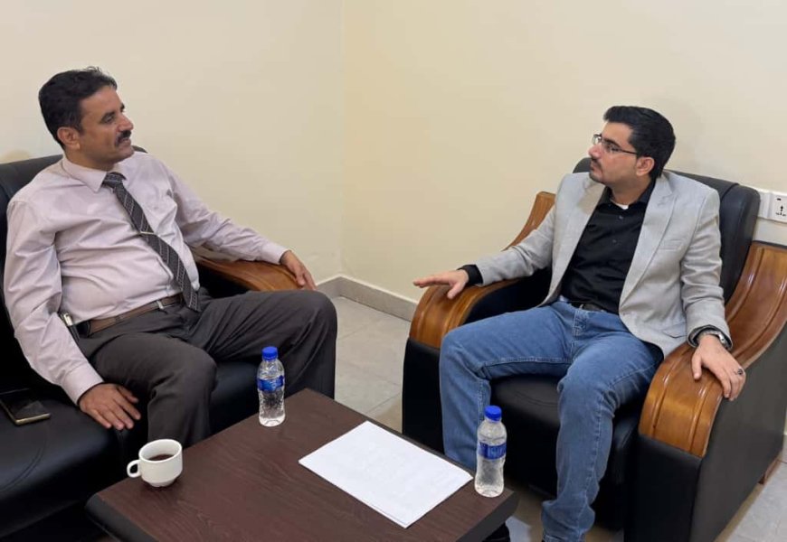 أكدا على تعزيز العمل في المجالات الخدمية.. بن عفرار يستقبل العميد الجبواني بمكتبه بالعاصمة عدن