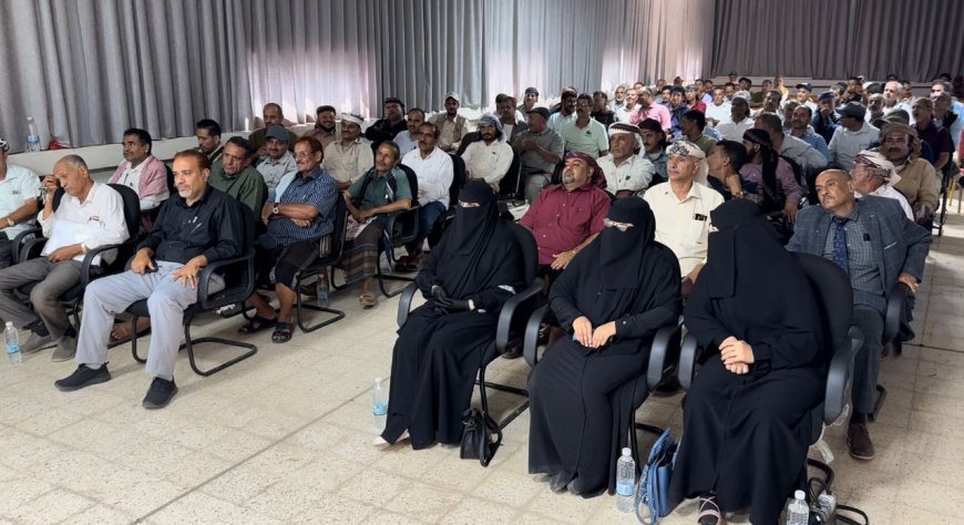 الضالع تشهد اجتماعاً موسعاً للتحضير لإحياء ذكرى ثورة 14 أكتوبر المجيدة