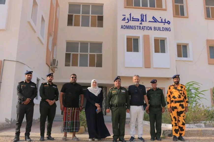 مدير كلية الشرطة حضرموت يبحث مع ممثل مؤسسة "فريدريش إيبرت" الألمانية سبل التعاون المشترك