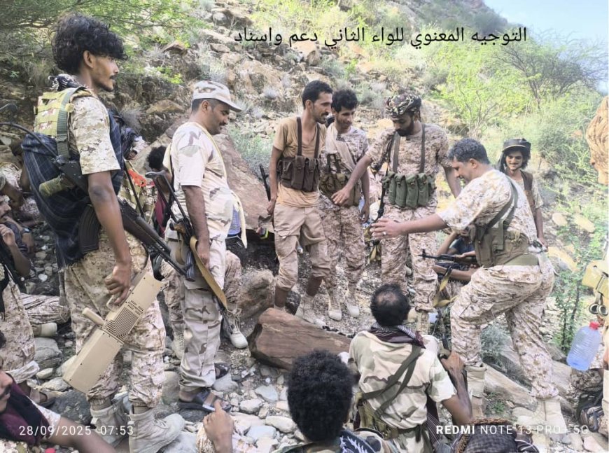 اللواء الثاني دعم وإسناد يشارك في الحملة العسكرية لألوية الدعم والإسناد في وادي رفض شرق مودية