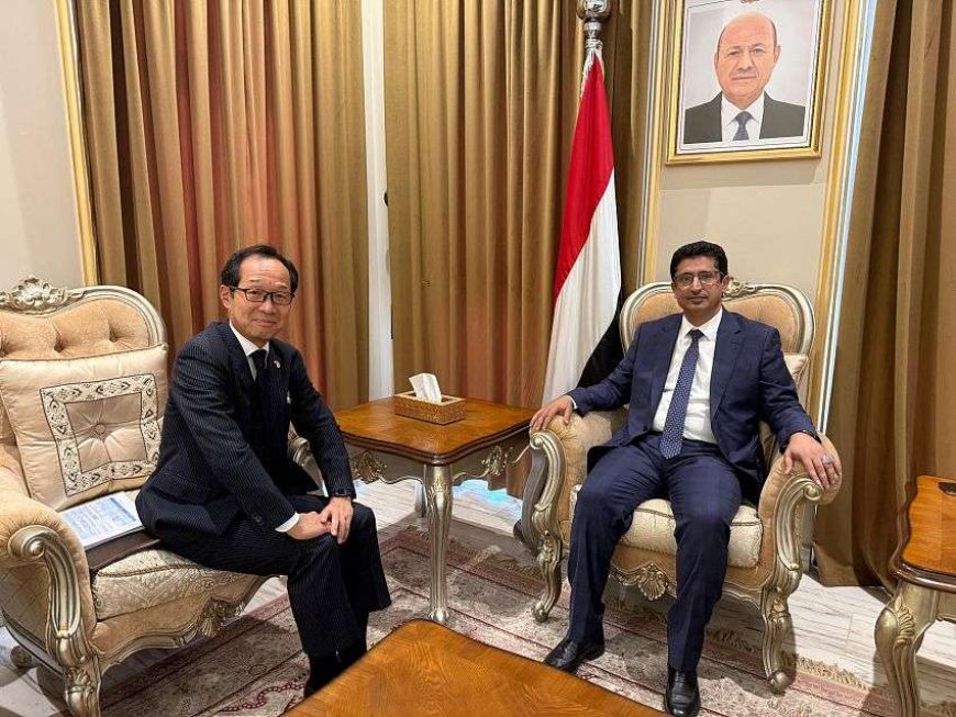 وكيل الخارجية يبحث مع السفير الياباني التعاون الثنائي ودعم خفر السواحل