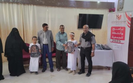 مدير عام تريم يدشن مشروع العودة للمدارس لجمعية المستقبل للتدريب والتأهيل بمديرية تريم