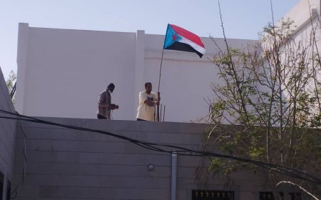 انتقالي خنفر يدشن تجديد رفع العلم الجنوبي بمدارس المديرية