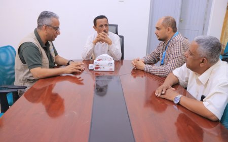 الدكتور العمودي يشيد بتدخلات ودعم منظمة اليونيسيف للقطاع الصحي بحضرموت الوادي والصحراء