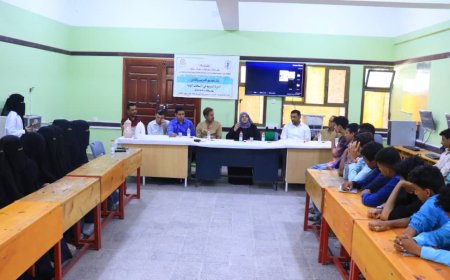 صندوق المهارات يوقع اتفاقية لتدريب 45 شاباً وشابة في الإسعافات الأولية بمديرية يهر - يافع