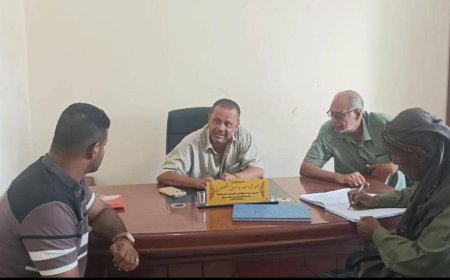 انتقالي لحج يبحث مع المصفري إمكانية تنظيم بطولة مشتركة في الحوطة