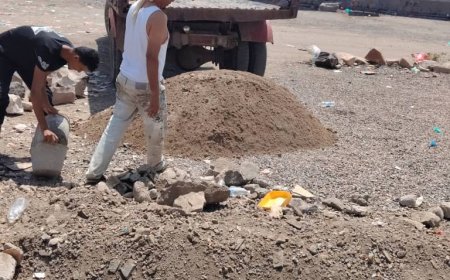 أبناء حالمين يرممون مقر وساحة نادي اتحاد الوديان الرياضي بلحج