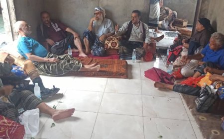 وفد من كلية القوى الجوية يواسي العميد ماطر حيدرة في استشهاد نجله بالبطل نصر بجبهة المخا