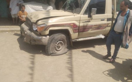تعز: إصابة مدنيين وأضرار مادية في هجوم إرهابي بسوق الشَّعُوبَة