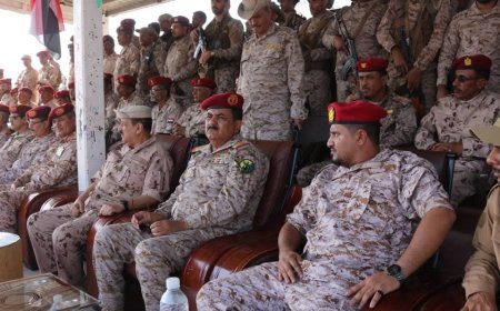 اللواء الخامس دعم واسناد يشهد عرضأ عسكري مهيب
