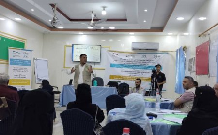 ورشة عمل تحليلية في مؤسسة شباب أبين لترتيب الأولويات في مديرية زنجبار 