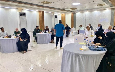 انطلاق دورة تدريبية حول المساءلة المجتمعية لهيئة السلم المجتمعي بمدينة المكلا