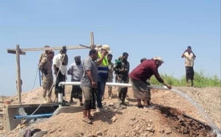 مدير عام المضاربة ورأس العارة يطّلع على سير المشاريع التنموية الممولة إماراتيًا في رأس العارة والوطية والسقياء