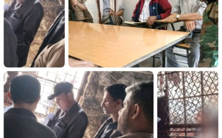 رئيس شعبة السجون بالنيابة العامة يتفقد السجون وأماكن الحبس والتوقيف في المحاور العسكرية والإدارات الأمنية بمحافظتي لحج وتعز