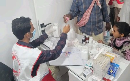 برعاية المحافظ بن الوزير: تدشين المرحلة الرابعة من المستشفى الميداني المتنقل بشبوة