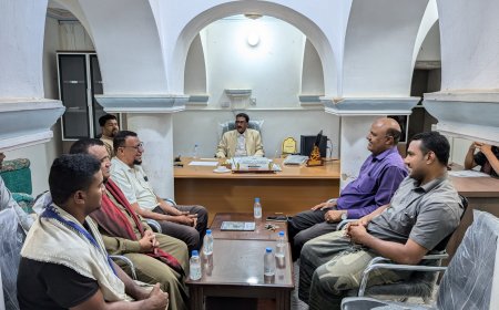 مدير عام تريم يطلع على استعدادات نادي الوحدة لخوض نهائي البطولة التنشيطية لأندية وادي حضرموت