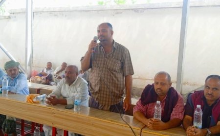 اللجنة التحضيرية بمديرية الضالع تعقد اجتماعا موسعاً لمراكز حجر تحضيرا لاحتفال أكتوبر