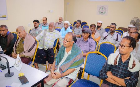 غيل باوزير .. د. عبدالعزيز جابر يحاضر حول «تحديات حضرموت وآفاق الحكم الذاتي»