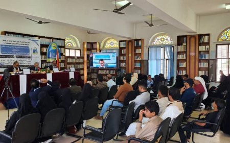 جامعة تعز تمنح عقبة عباس درجة الامتياز على رسالة الماجستير في إدارة الأعمال
