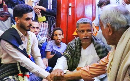 الشاب الخلوق عبدالإله الواقدي يحتفل بعقد قرانه وسط أجواء من الفرح والبهجة بعدن