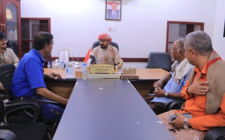 مدير عام شبام يلتقي بقيادة المجلس الإنتقالي الجنوبي ويشيد بروح التعاون والتسامح لفعالية 14 أكتوبر