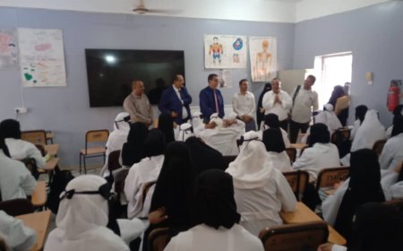 السلطة المحليه بلحج تؤكد استمرار الدراسة بالمعهد الصحي وسوف تقف أمام تلك الاشاعات المغرضة للتعليم