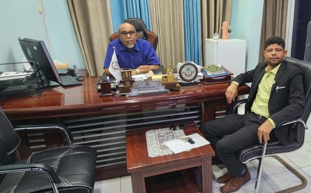 نائب رئيس جامعة حضرموت يلتقي رئيس نقابة المهندسين بالمحافظة