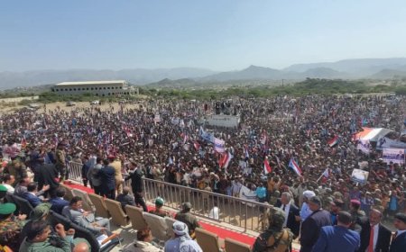 مشهد جماهيري استثنائي في الضالع يبعث رسالة وفاء لثوار أكتوبر