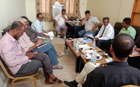 مجلس كلية الزراعة جامعة لحج يناقش عدد من القضايا الاكاديمية والطلابية