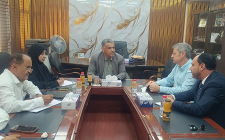 نائب محافظ عدن يلتقي المنسق الوطني لكتلة المأوى 