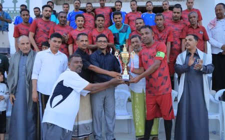 فريق المؤسسة العامة للكهرباء بطلا لبطولة المؤسسات والمرافق الحكومية بحضرموت الوادي لكرة القدم