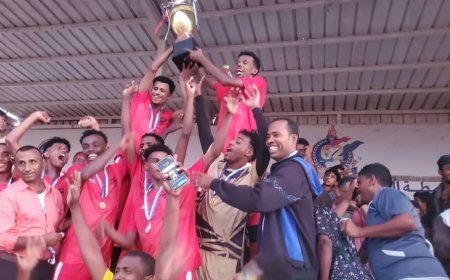 حسان أبين يتوج بكأس 14 أكتوبر بعد فوزه على نادي وفاق الخوخة