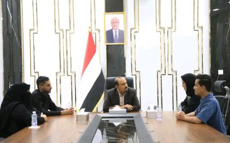 محافظ حضرموت يبحث مع ممثلة مؤسسة "فريدريش إيبرت" الألمانية برامج بناء قدرات الشباب وتعزيز خطاب المحبة والسلام