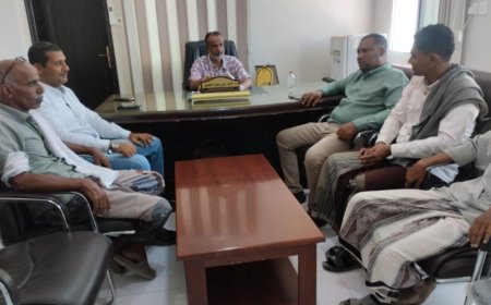 مدير عام بروم ميفع يعقد اجتماعا بمديري الصحة والاشغال بالمديرية لمناقشة عدد من القضايا