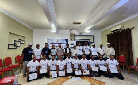 اختتام الدورة التحكيمية للمستجدين في رياضة الدراجات الهوائية بوادي حضرموت